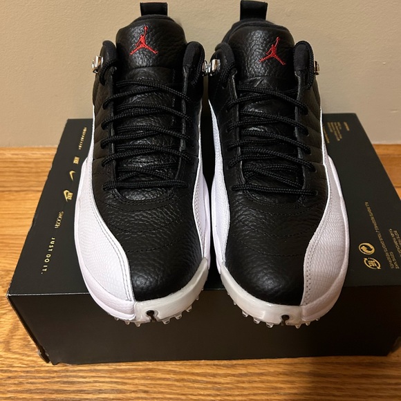 Air Jordan 12 Low “Playoffs” Golf Shoes - Picture 2 of 5